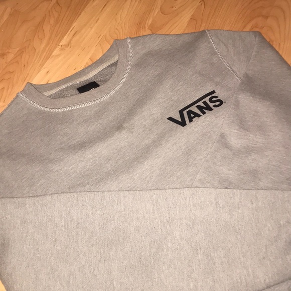Vans Sweaters - Grey vans sweatshirt